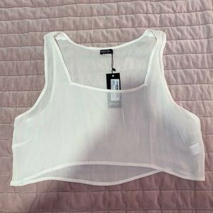 Nasty gal cropped tank top